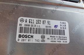 БЛОК УПРАВЛЕНИЯ MERCEDES ДВИГАТЕЛЕМ, 6111530791 БЛОК УПРАВЛЕНИЯ MERCEDES ДВИГАТЕЛЕМ, 6111530791