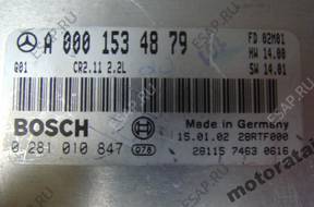 БЛОК УПРАВЛЕНИЯ MERCEDES E KLASA 0281010847 A0001534879