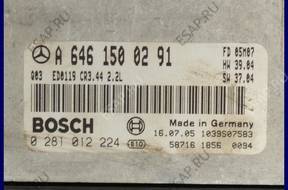 БЛОК УПРАВЛЕНИЯ MERCEDES E-KLASA A6461500291 0281012224