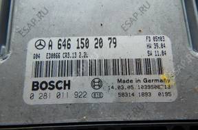 БЛОК УПРАВЛЕНИЯ MERCEDES E KLASA A6461502079 0281011922