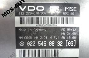 БЛОК УПРАВЛЕНИЯ - MERCEDES E-KLASA W210 2.0  0225458832