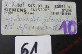 БЛОК УПРАВЛЕНИЯ MERCEDES EGS51 A0215450732  5WK33907