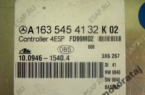 БЛОК УПРАВЛЕНИЯ MERCEDES ESP A1635454132 FD99MO2  K02