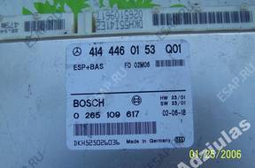 БЛОК УПРАВЛЕНИЯ   MERCEDES ESP BAS 0265109499