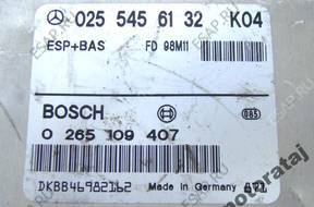 БЛОК УПРАВЛЕНИЯ MERCEDES ESP+BAS 0265109407 0255456132