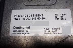 БЛОК УПРАВЛЕНИЯ MERCEDES sim266 a0034466040 5wk90853