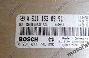 БЛОК УПРАВЛЕНИЯ MERCEDES SPRINTER 0281011745 A6111530991