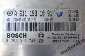 БЛОК УПРАВЛЕНИЯ MERCEDES SPRINTER 0281011746 A6111531091
