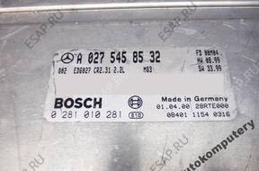 БЛОК УПРАВЛЕНИЯ MERCEDES SPRINTER a0275458532 0281010281