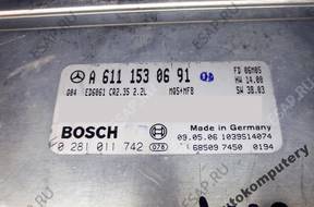 БЛОК УПРАВЛЕНИЯ MERCEDES SPRINTER a6111530691 0281011742