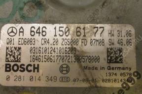 БЛОК УПРАВЛЕНИЯ MERCEDES SPRINTER A6461506177 0281014349