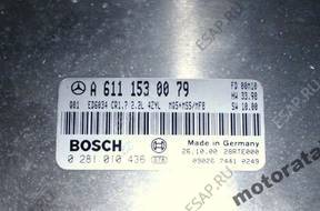 БЛОК УПРАВЛЕНИЯ MERCEDES VITO 0281010436 A6111530079