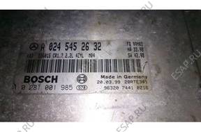 БЛОК УПРАВЛЕНИЯ MERCEDES VITO 2,2CDI 0281001985 CR1.7