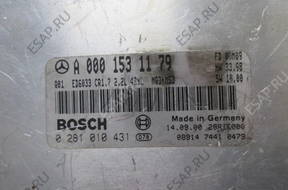БЛОК УПРАВЛЕНИЯ MERCEDES VITO 2.2 A0001531179 0281010431