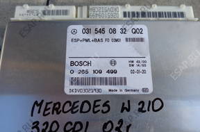 БЛОК УПРАВЛЕНИЯ MERCEDES W 210 320CDI  0315450832Q02