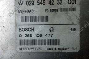 БЛОК УПРАВЛЕНИЯ MERCEDES W168 0265109477 0295454232 Q01