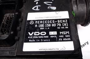 БЛОК УПРАВЛЕНИЯ MERCEDES W168 1.4 1.6 a1661500379 БЕЗ КОДА