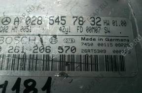 БЛОК УПРАВЛЕНИЯ MERCEDES W170 SLK CLK 230 0261206570 БЛОК УПРАВЛЕНИЯ MERCEDES W170 SLK CLK 230 0261206570