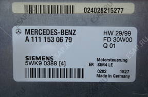 БЛОК УПРАВЛЕНИЯ MERCEDES W202 2.0B A1111530679 5WK90388
