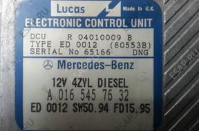 БЛОК УПРАВЛЕНИЯ MERCEDES W202 2.2D R04010009B A0165457632