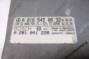БЛОК УПРАВЛЕНИЯ MERCEDES W202 a0165450832 0281001228