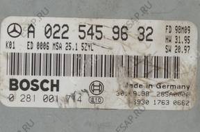 БЛОК УПРАВЛЕНИЯ MERCEDES W202 A0225459632 0281001714