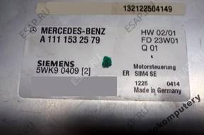 БЛОК УПРАВЛЕНИЯ MERCEDES W203 a1111532579 5wk90409