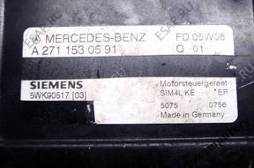 БЛОК УПРАВЛЕНИЯ MERCEDES W203 a2711530591 5wk90517