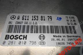 БЛОК УПРАВЛЕНИЯ MERCEDES W203 C-KL 2.2 CDI A6111538179