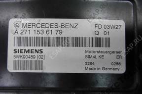 БЛОК УПРАВЛЕНИЯ Mercedes W203   C180 OM271