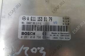 БЛОК УПРАВЛЕНИЯ MERCEDES W203   ДВИГАТЕЛЕМ A6111538179