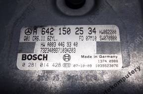 БЛОК УПРАВЛЕНИЯ MERCEDES W204 a6421502534 0281014428