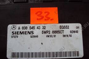 БЛОК УПРАВЛЕНИЯ Mercedes W209 A0305454332 МОДУЛЬ