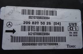 БЛОК УПРАВЛЕНИЯ MERCEDES W209   DACHU 2098205026