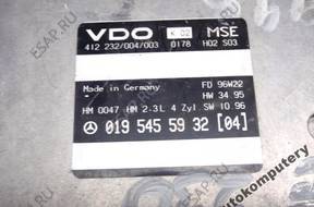 БЛОК УПРАВЛЕНИЯ MERCEDES W210 0195455932 412323004003