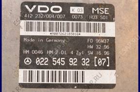 БЛОК УПРАВЛЕНИЯ   MERCEDES W210 0225459232