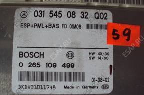 БЛОК УПРАВЛЕНИЯ Mercedes W210 0315450832