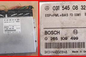 БЛОК УПРАВЛЕНИЯ   MERCEDES W210 0315450832 Q02