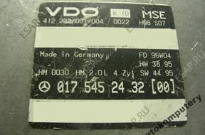 БЛОК УПРАВЛЕНИЯ MERCEDES W210 2.0 0175452432 412232001004