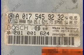 БЛОК УПРАВЛЕНИЯ MERCEDES W210 A0175459232 0281001624