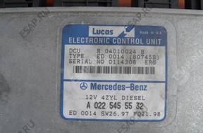 БЛОК УПРАВЛЕНИЯ MERCEDES W210 A0225455532  R04010024B