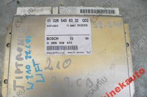 БЛОК УПРАВЛЕНИЯ MERCEDES W210   МОДУЛЬ 0265456332
