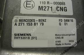 БЛОК УПРАВЛЕНИЯ MERCEDES W211 1.8CNG a2711538179 5wy5351b