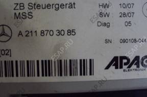 БЛОК УПРАВЛЕНИЯ Mercedes w211 2118703085 МОДУЛЬ