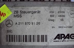 БЛОК УПРАВЛЕНИЯ Mercedes W211 A2118708126 МОДУЛЬ