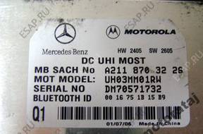 БЛОК УПРАВЛЕНИЯ MERCEDES W211 МОДУЛЬ BLEUTOOTH A2118703226