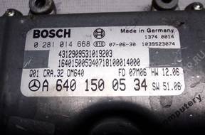 БЛОК УПРАВЛЕНИЯ MERCEDES W245 a6401500534 0281014668