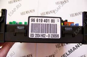 БЛОК УПРАВЛЕНИЯ MOD BSI 2004 PEUGEOT 407 9661940180 XY