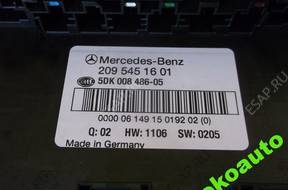 БЛОК УПРАВЛЕНИЯ МОДУЛЬ 2095451601 Mercedes W203 C180 2006 год.