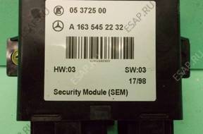 БЛОК УПРАВЛЕНИЯ МОДУЛЬ ALARMU ML W163 A1635452232